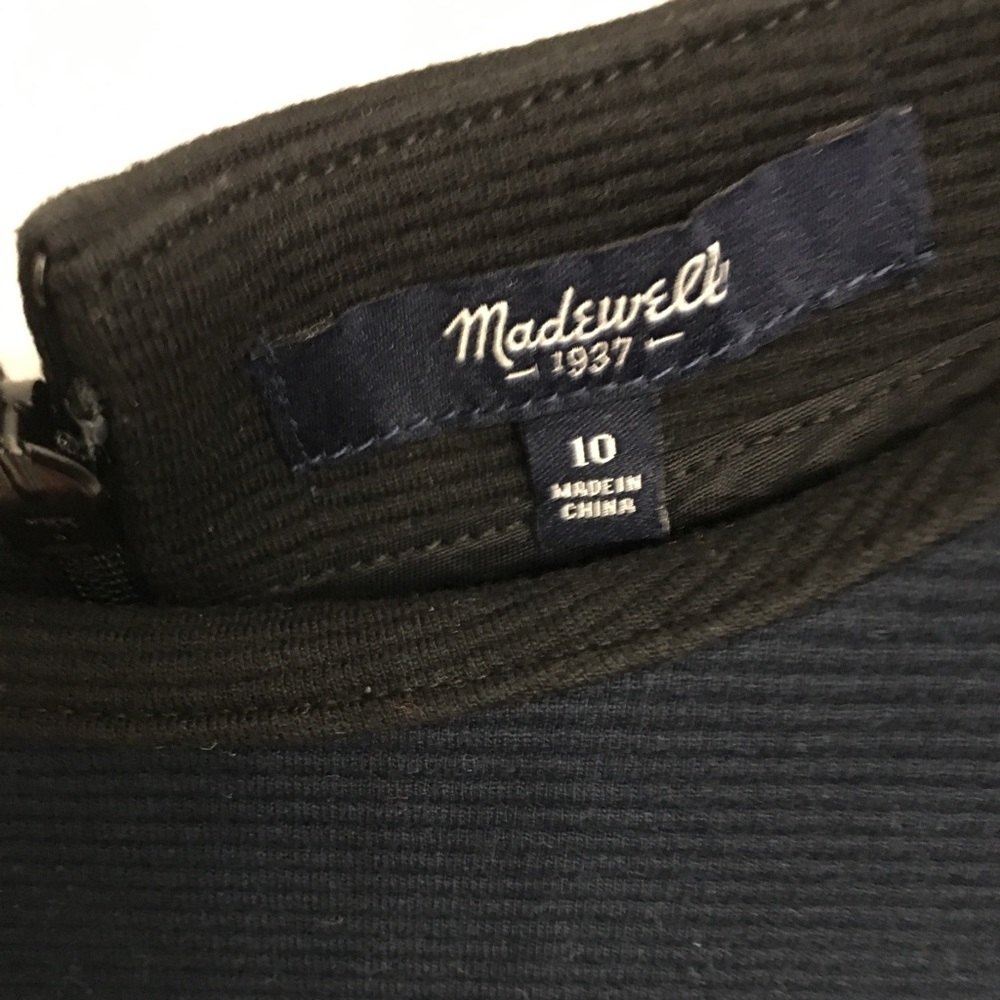 Madewell Navy Black dress 10